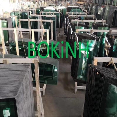 Ekskavatör CATERPILLAR Kabin Camı 252-1245 Ön Aşağı Konum B Ön Cam