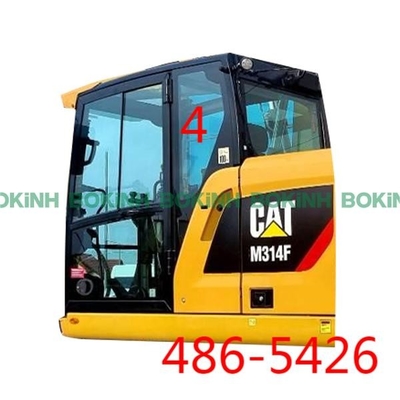 486-5426 CATERPILLAR Kabin Camı Sol Kapı Arka Pozisyon NO.4 Temperli Cam